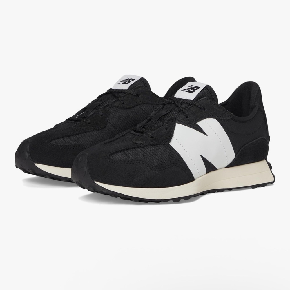New Balance Kids Classic 327 V1 Sneaker | Size 12 | Black | White | - Picture 1 of 7